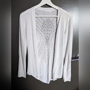 White Maurices knit cardigan size Small
